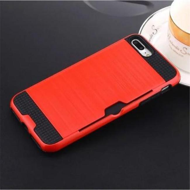 Apple iPhone 7 Plus / 8 Plus - Slim Sleek Case with Credit Card Holder Case