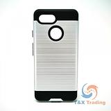 Google Pixel 3 XL - Slim Sleek Brush Metal Case