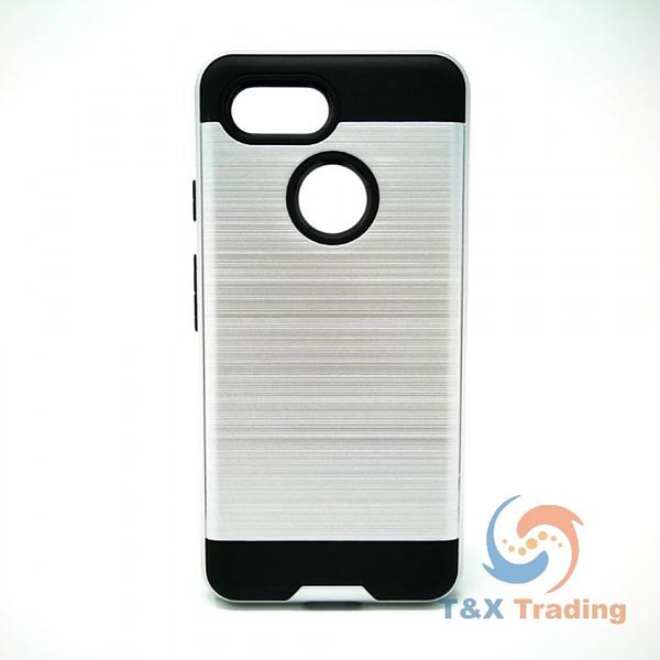 Google Pixel 3 XL - Slim Sleek Brush Metal Case