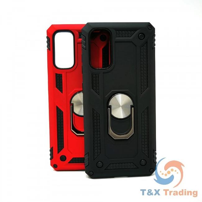 Samsung Galaxy S20 Plus - Transformer Magnet Enabled Case with Ring Kickstand