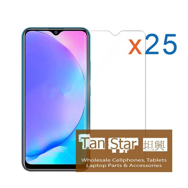 Vivo Y18 / Samsung A70 Bulk (25Pcs) Tempered Glass Screen Protector