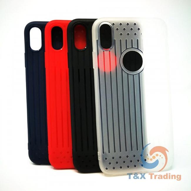 Apple iPhone XS Max - Lined Silicone Phone Case