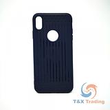 Apple iPhone XS Max - Lined Silicone Phone Case