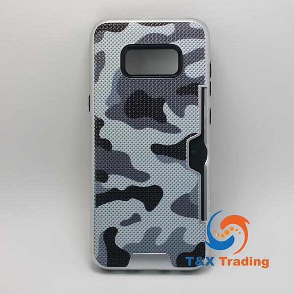 Samsung Galaxy S8 Plus - Military Camouflage Credit Card Case