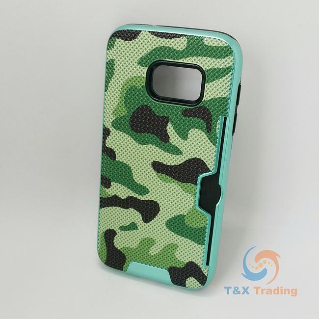 Samsung Galaxy S7 - Military Camouflage Credit Card Case