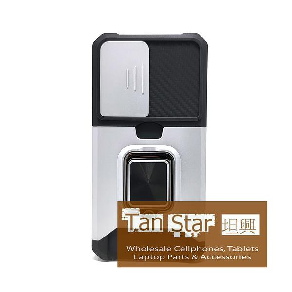 Samsung Galaxy S23 Plus - Secure Card Holder Magnet Enabled Case with Ring Kickstand