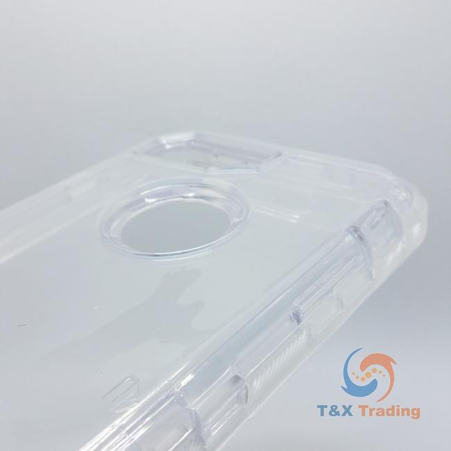 Apple iPhone 6 / 6S / 7 / 8 / SE 2020 / SE 2022 - Transparent Fashion Defender Case with Belt Clip