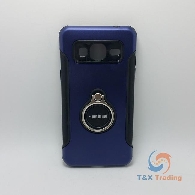 Samsung Galaxy J3- Aluminum Case with Ring Kickstand