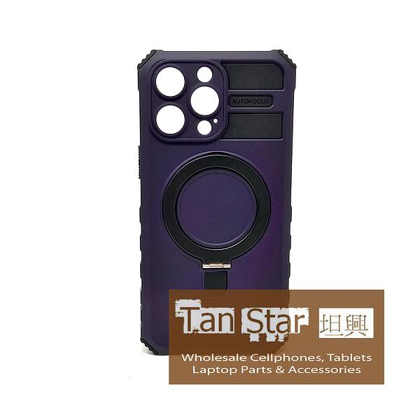 Apple iPhone 15 Plus - Magsafe KICKSTAND Charging Reinforced Corners Case with Wireless Charging