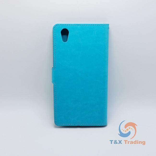 Alcatel idol 4 - Book Style Wallet Case with Strap