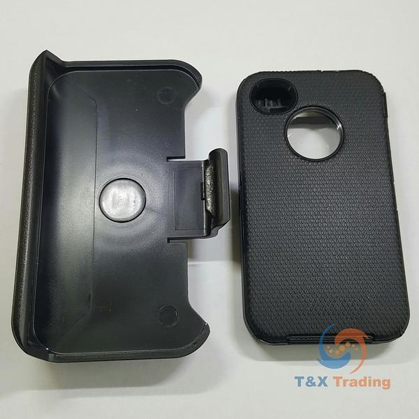Apple iPhone 4 / 4S  - Fashion Defender Case with Belt Clip