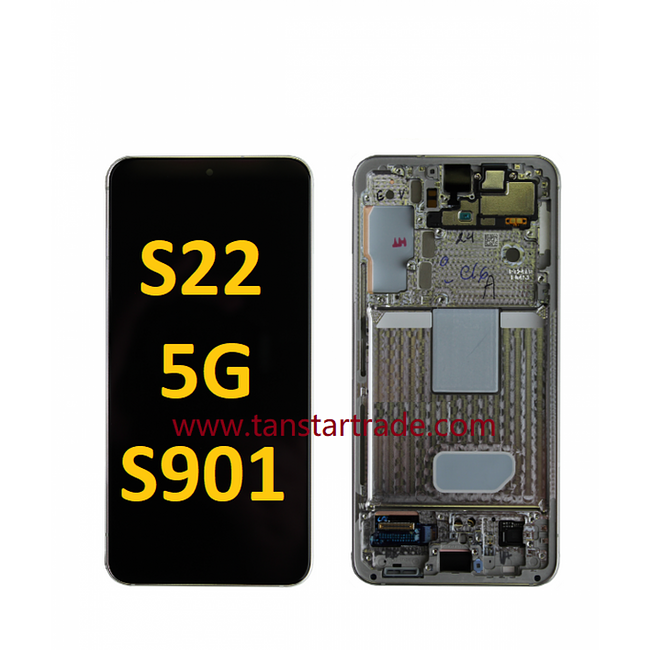 LCD assembly with frame for Samsung S22 S901 S901U S901F