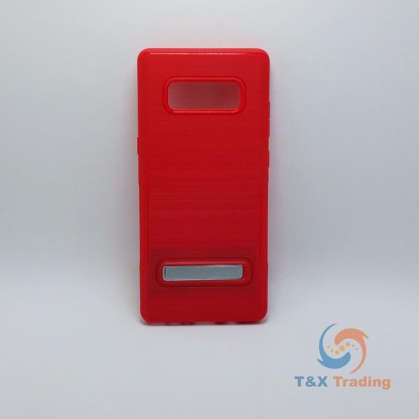 Samsung Galaxy Note 8 - Silicone Cover Case with Kickstand