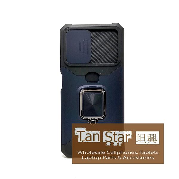 Motorola Moto G Power 2024 - Secure Card Holder Magnet Enabled Case with Ring Kickstand