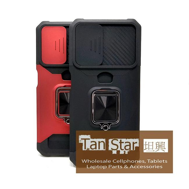Samsung Galaxy A35 5G - Secure Card Holder Magnet Enabled Case with Ring Kickstand