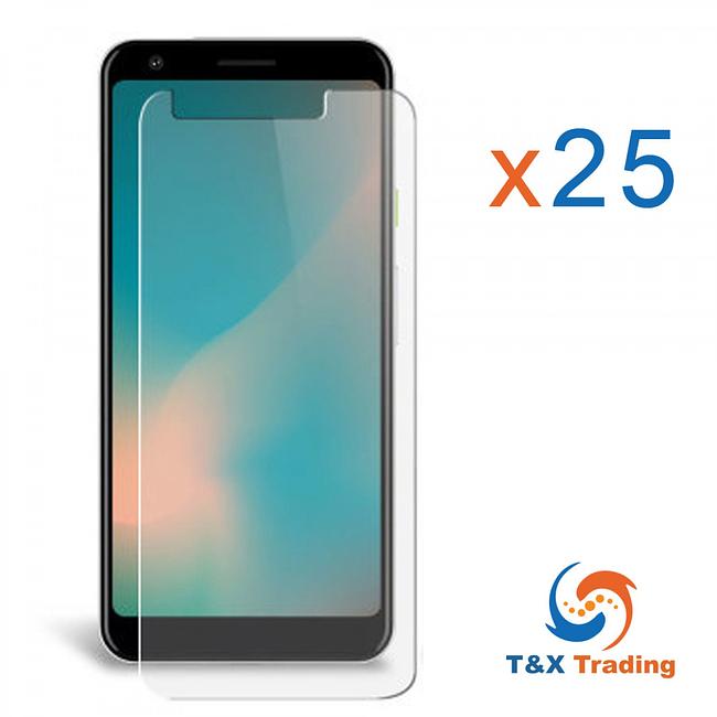 Google Pixel 3a Bulk (25Pcs) Tempered Glass Screen Protector