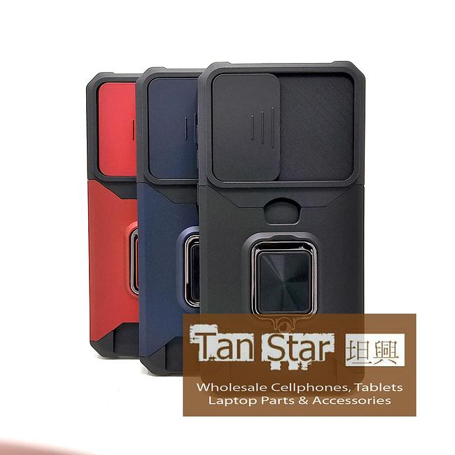Samsung Galaxy A25 5G - Secure Card Holder Magnet Enabled Case with Ring Kickstand