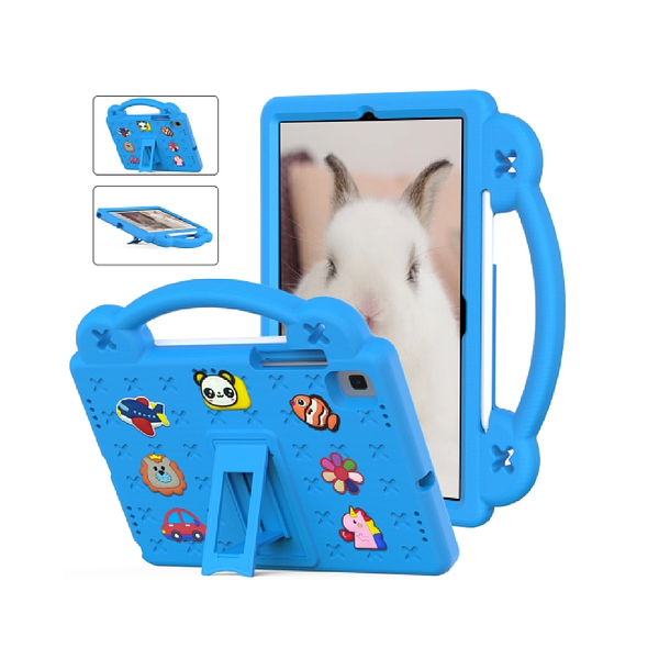 Samsung Galaxy Tab S5e 10.5" (T720) / (T500) - Kids Heavy Duty Shockproof Case with Removable Dolls and Kickstand