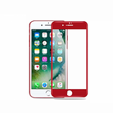Apple iPhone 7 Plus / 8 Plus - Product Red Full Cover Tempered Glass Screen Protector