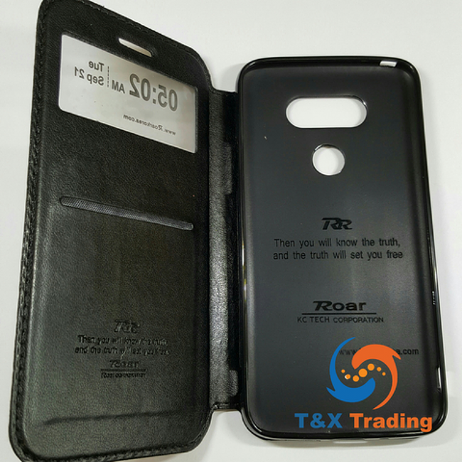 LG G5 - Roar Noble Leather View Series Case