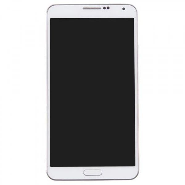 LCD digitizer with frame for Samsung Note 3 N9000 ATT N9005 white