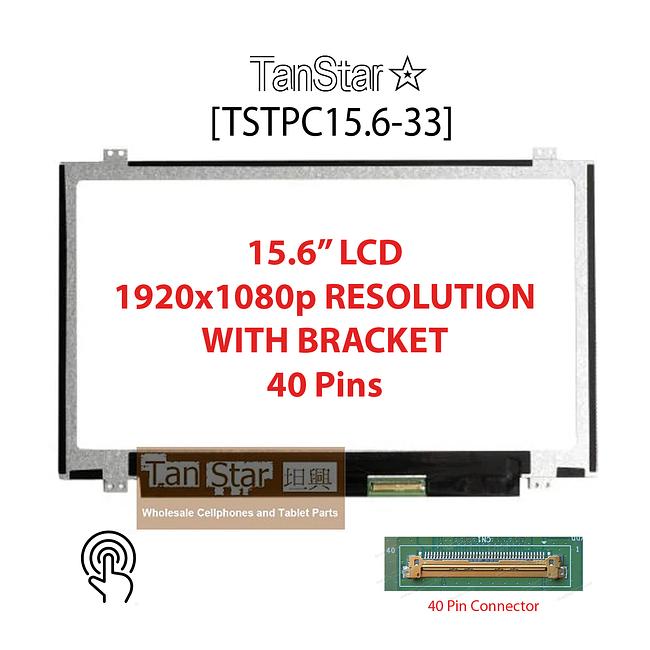 15.6" Laptop LCD Screen 1920x1080p With Bracket 144Hz  40 Pins [TSTPC15.6-33]