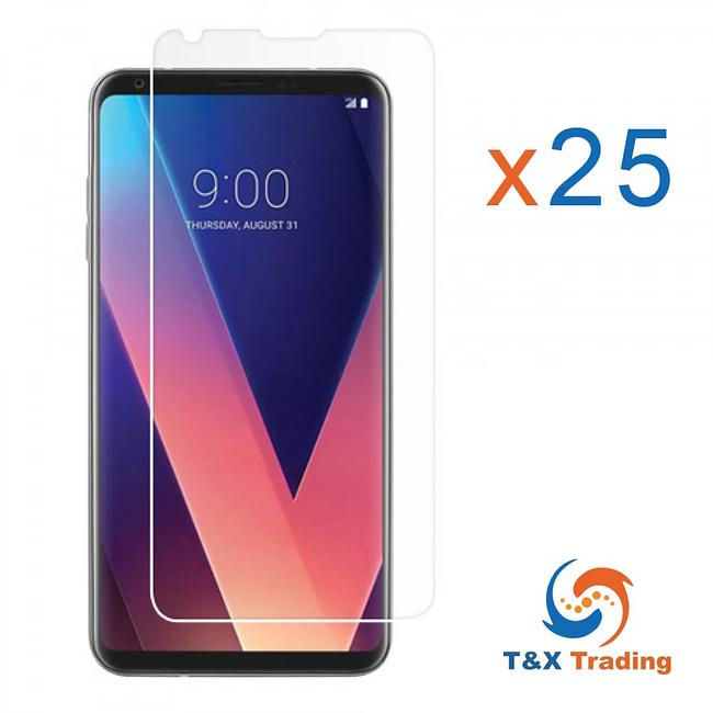 LG V30 Bulk (25Pcs) Tempered Glass Screen Protector