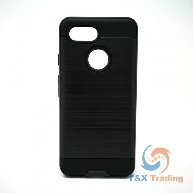 Google Pixel 3 - Slim Sleek Brush Metal Case