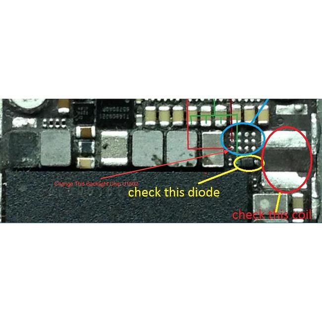 back light 12 pins ic For iPhone 6 iphone 6 Plus U1502