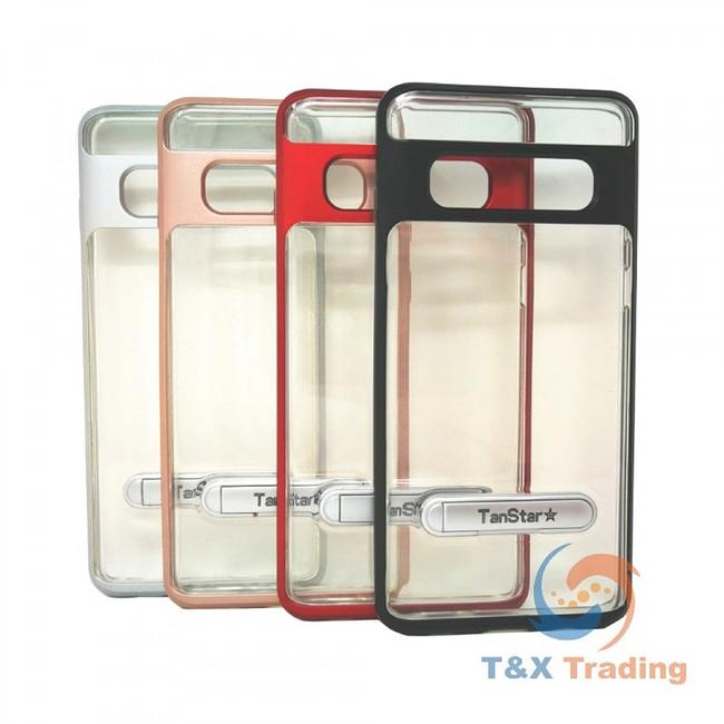 Samsung Galaxy S10 Plus - TanStar Aluminum Bumper Frame Case with Kickstand