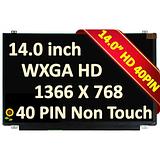 14.0" Laptop LCD Screen 1366x768p 40 Pins with Brackets NT140WHM-N47