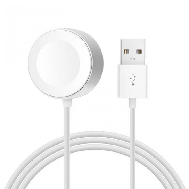 Wireless Magnetic Charger Charging Cable for Apple iWatch 2/ 3 White 1m