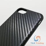 Apple iPhone 6 / 6S / 7 / 8 / SE 2020 / SE 2022 - WUW Black Carbon Fiber Case