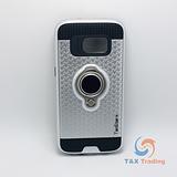 Samsung Galaxy S7 Edge - TanStar Magnet Enabled Case with Ring Kickstand