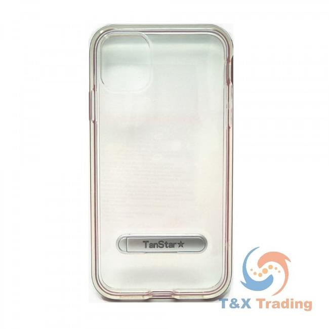 Apple iPhone 11 Pro Max - TanStar Aluminum Bumper Frame Case with Kickstand