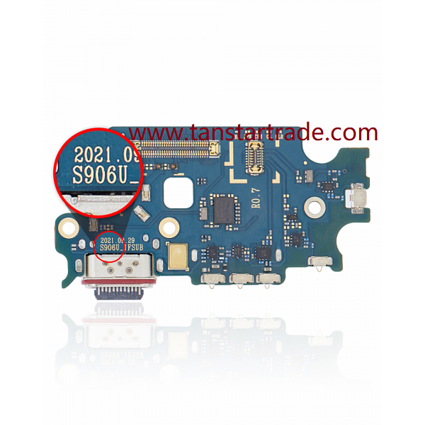charging port assembly (American Vers.) for Samsung S22 Plus S906 S906W S906U S906F