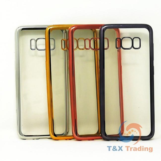 Samsung Galaxy S8 Plus - Chrome Edge Silicone Case