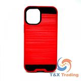 Apple iPhone 12 / 12 Pro - Slim Sleek Brush Metal Case