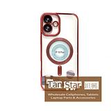 Apple iPhone 16 Plus - Chrome Edge Magnet RING Silicone Case