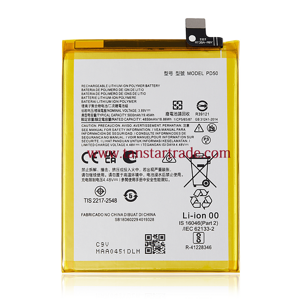 replacement battery PD50 for Motorola Moto G Power 2023 XT2311