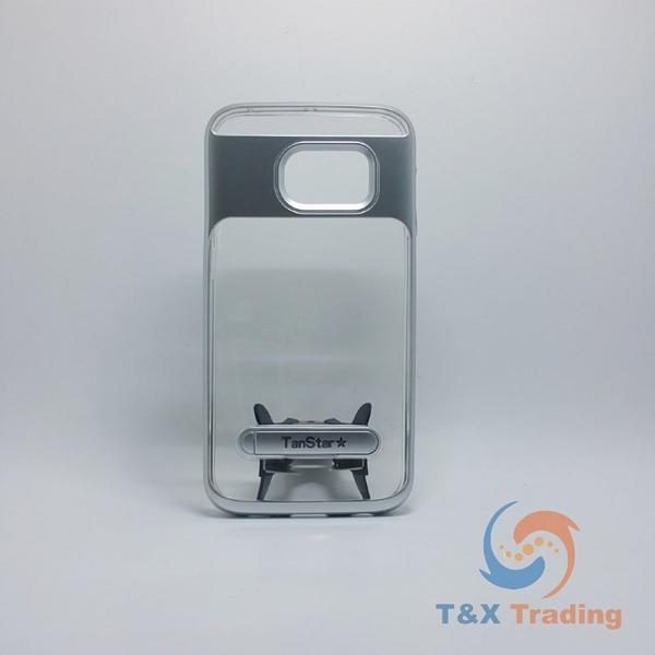 Samsung Galaxy S6 Edge Plus - TanStar Aluminum Bumper Frame Case with Kickstand