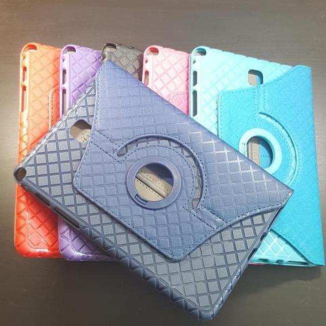 Samsung Galaxy Tab A 8" - Grid Plaid Pattern 360° Tablet Case