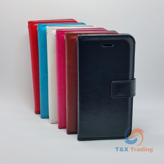 Apple iPhone XS Max- Book Style Wallet Case with Strap