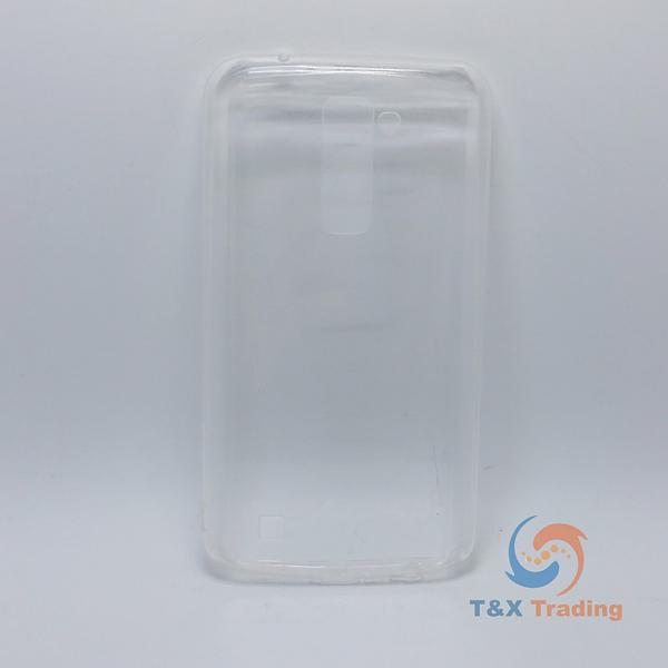 LG K10 (2017) - Silicone Phone Case With Dust Plug