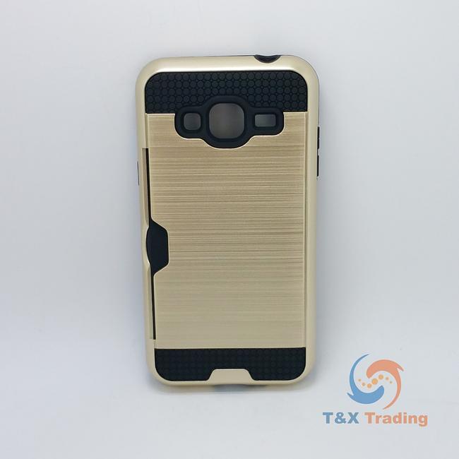 Samsung Galaxy J3 - Slim Sleek Case with Credit Card Holder Case