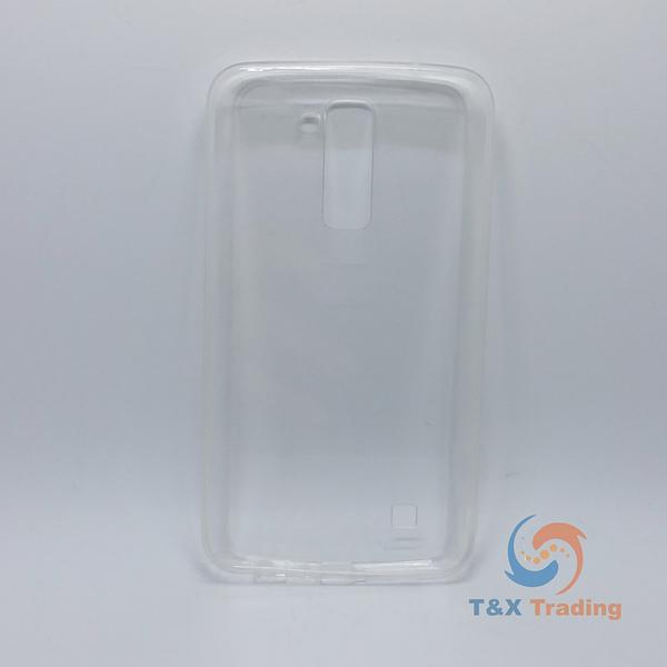 LG K10 (2017) - Silicone Phone Case With Dust Plug