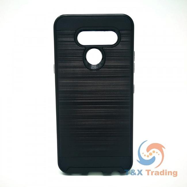 LG Q60 - Slim Sleek Brush Metal Case