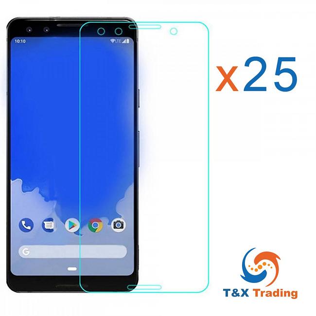 Google Pixel 3 XL Bulk (25Pcs) Tempered Glass Screen Protector