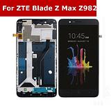 LCD digitizer assembly with frame for ZTE Blade Z max Z982