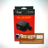 Fast Charging USB Foldable Car Charger with Wall Adapter